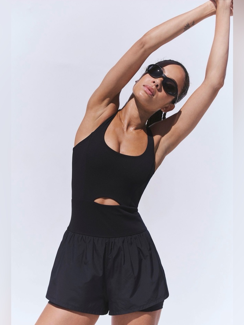 Black Free People Movement Romper